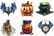 Steampunk Halloween Clipart, an Illustration by OK Design (Thumbnail 5 of 5)