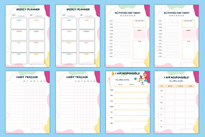 Full Year Activities Kids Planner