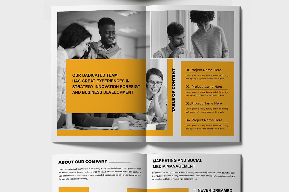 Business Brochure Template Layout, a Brochure Template by MightyDesign (Photo 3 of 8)