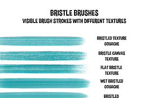 40 GOUACHE BRUSHES FOR PROCREATE