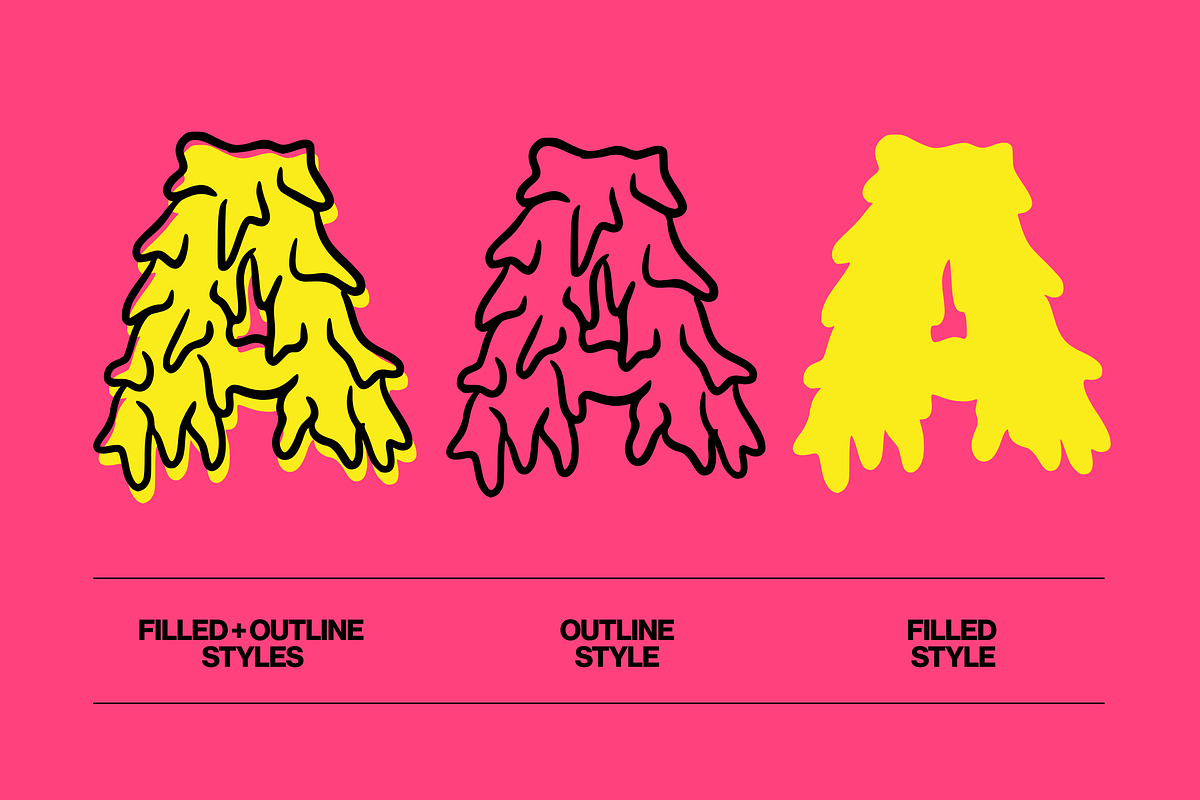 Meltmode - Dripping Liquid Display, a Handwritten Font by Imoodev (Photo 5 of 7)