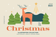 Christmas Illustration Collection, a Decorative Illustration by hellojenrich (Thumbnail 1 of 9)