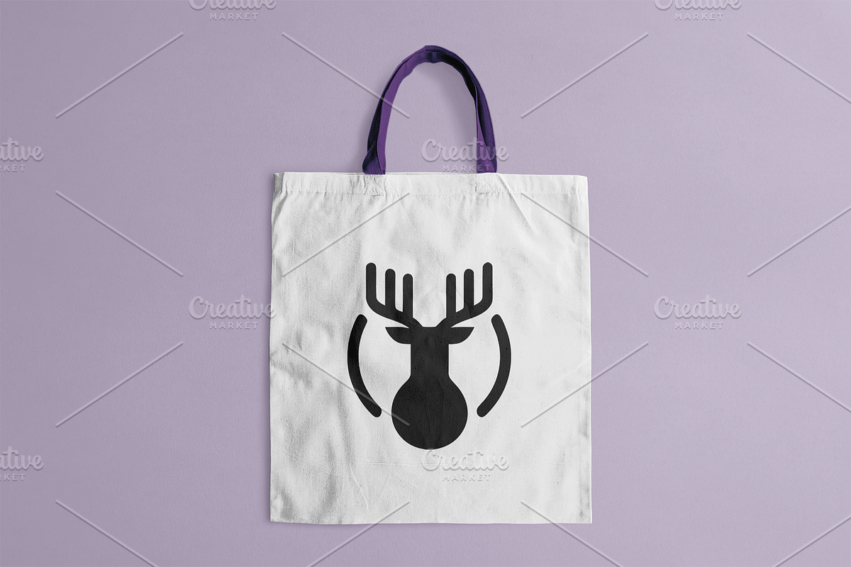 Minimal Deer Head Logo, a Branding & Logo Template by Vectorium Studio (Photo 2 of 2)