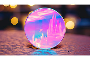 sheen pink holographic ai generated, a Background Photo by pikepicture