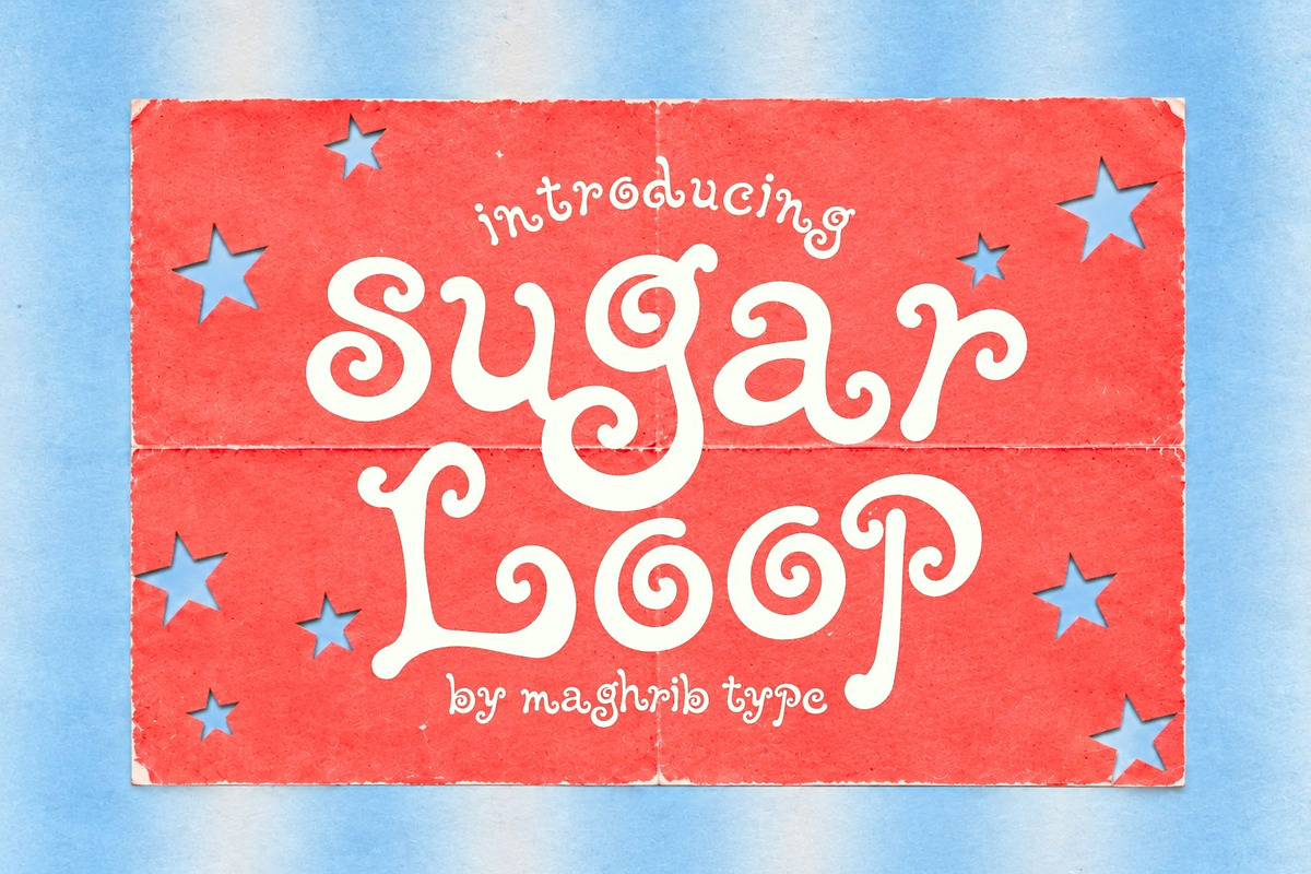 sugarloop, a Handwritten Font by maghrib (Photo 1 of 11)