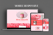 Cake Shop Canva Website Template, a Websites & App Template by MiavoDesign (Thumbnail 4 of 4)