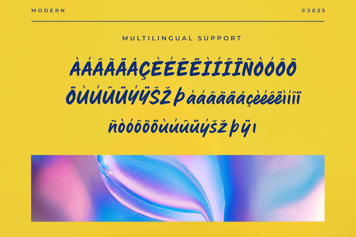 Graph – Modern Brush Typeface, a Script Font by overlaytemplates (Photo 5 of 5)