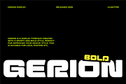 Gerion - Bold Font, a Sans Serif Font by limitype (Thumbnail 1 of 11)
