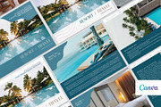 Travel + Resort Canva Brochure, a Brochure Template by Unravel (Thumbnail 1 of 7)