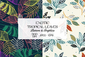 Exotic Tropical Leaves Patterns