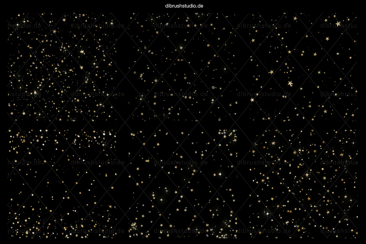 Star Night Seamless Overlay Pattern, a Pattern Graphic by DiBrush Studio (Photo 5 of 8)