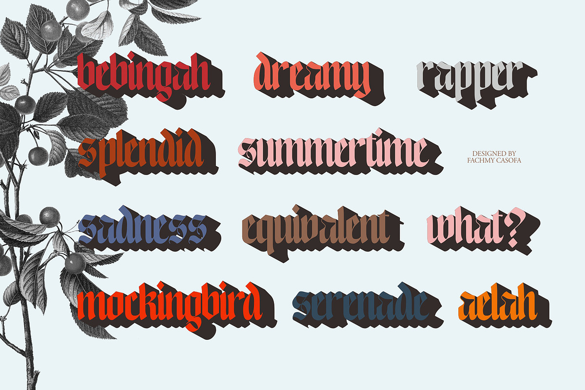 NCL Enigmatic Waesbendiy, a Blackletter Font by Enxyclo Studio (Photo 13 of 18)