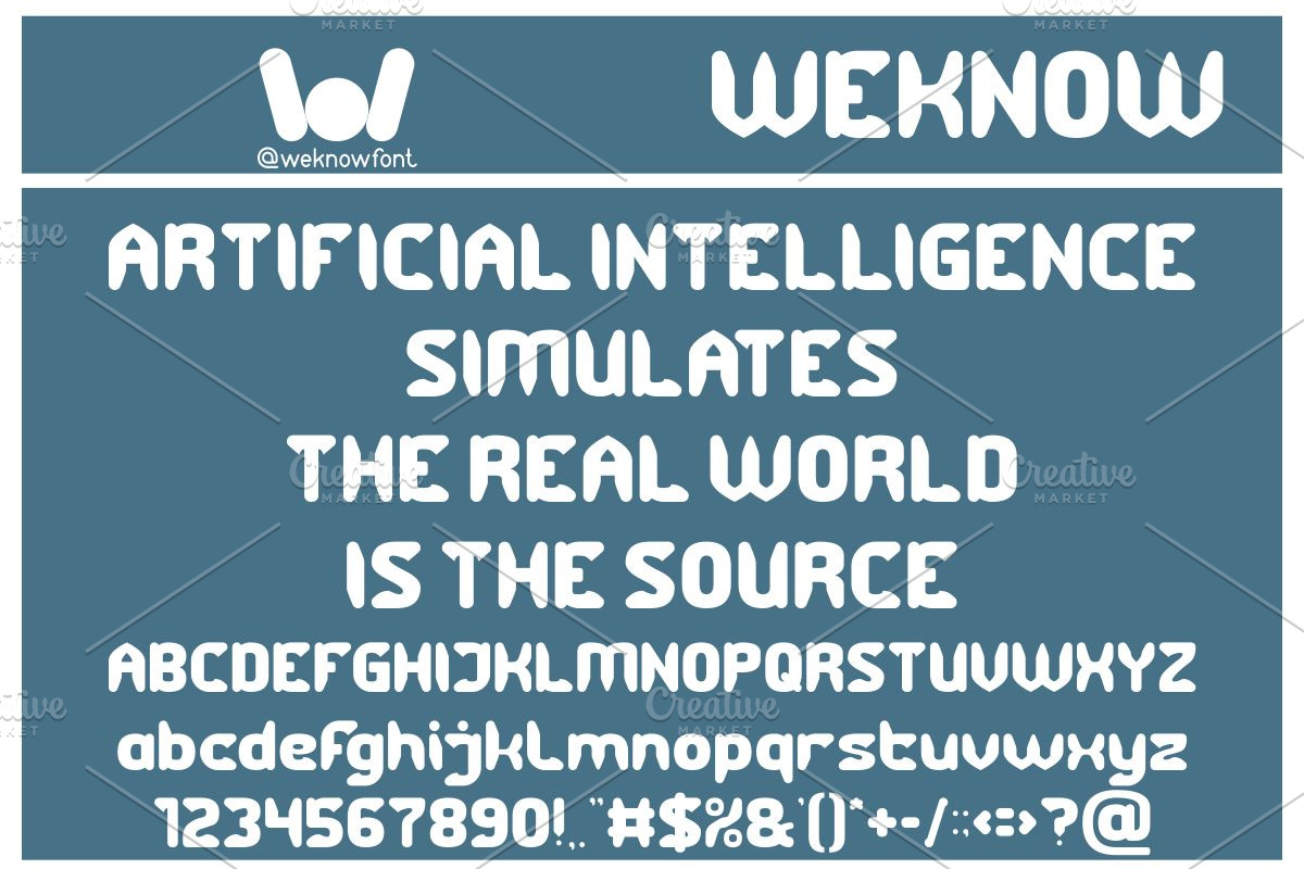 Elevation Font, a Font by weknow (Photo 2 of 8)
