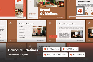 Brand Guideline Presentation, a Presentation Template by twinstd