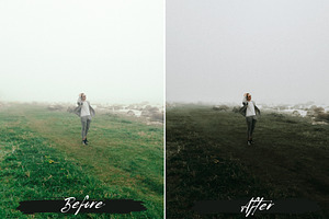 10 Moody Green Lightroom Presets