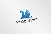 swan logo template, icon swans, a Branding & Logo Template by mouze_art (Thumbnail 2 of 3)