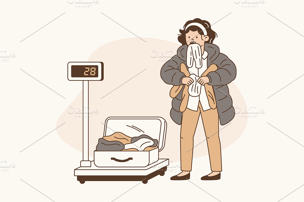 Travel Chaos Illustration, an Object Graphic by Jump Studio (Photo 5 of 12)