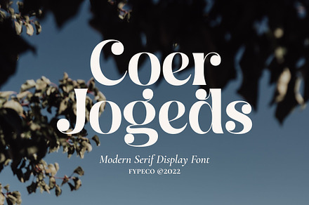 Coer Jogeds - Modern Serif Font