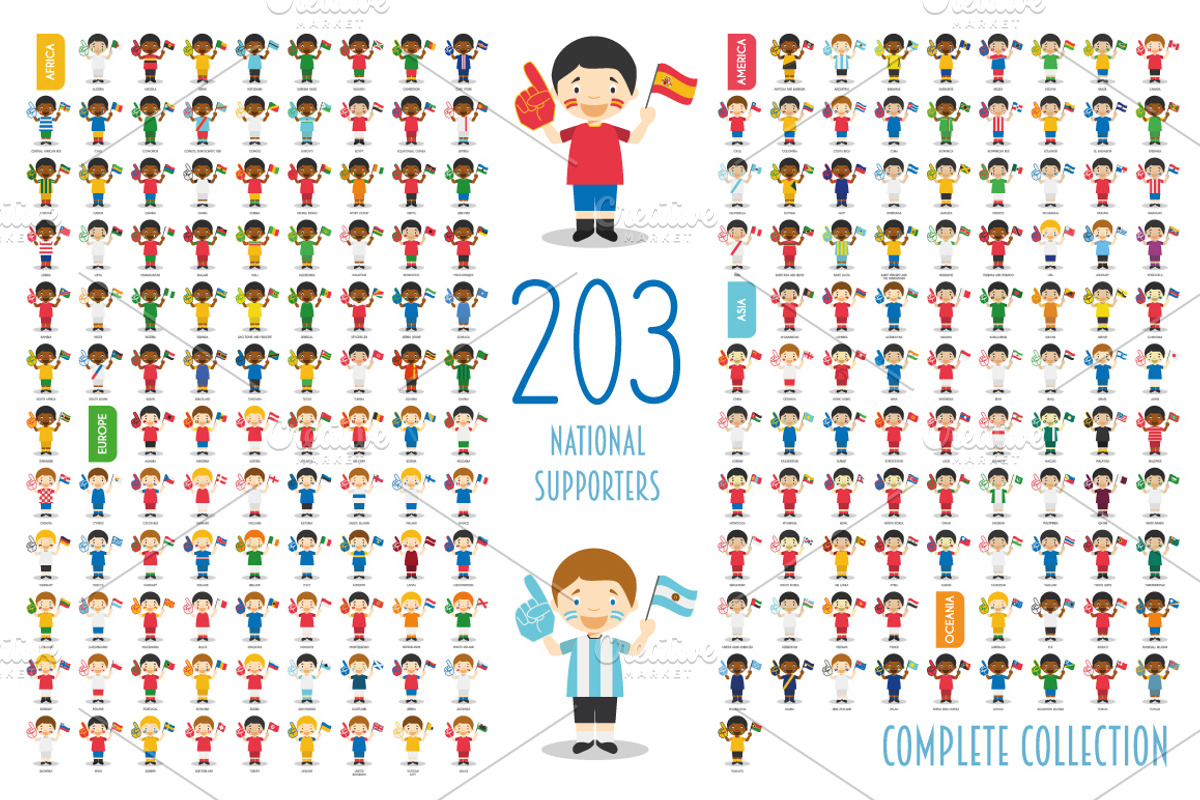 203 National Supporters, an Illustration by asantosg (Photo 1 of 6)