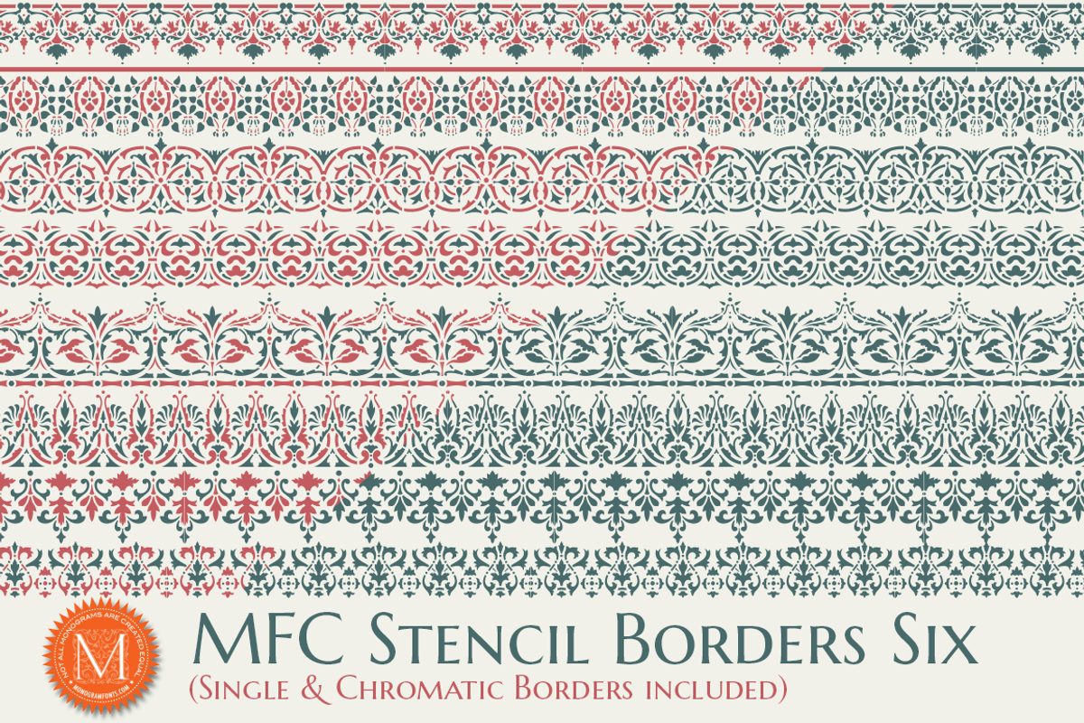 MFC Stencil Borders Six