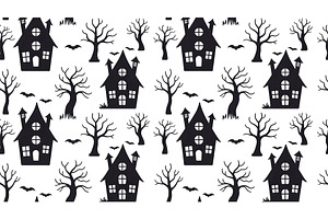 Happy Halloween seamless pattern, a Pattern Graphic by Elen_Art