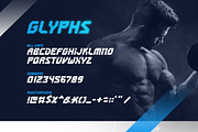 Hetrix Hero - Sporty Display Font, a Blackletter Font by Font De Rico (Thumbnail 4 of 4)