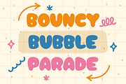 Jelly Boogie - Bubble Font, a Font by PutraCetol Studio (Thumbnail 2 of 5)