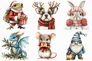 Christmas Characters Png, an Illustration by Craft Nest (Thumbnail 5 of 6)