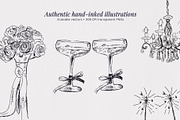 Hand-Drawn Wedding Clipart, an Object Graphic by Imageblend (Thumbnail 4 of 5)