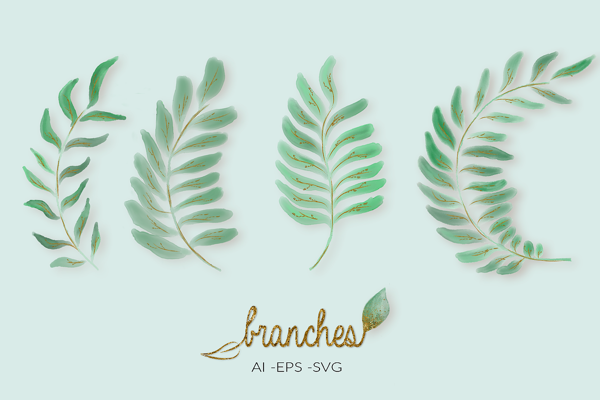 Branches & Splatter Kit, a Brush Add-On by PandoraDreams (Photo 24 of 38)
