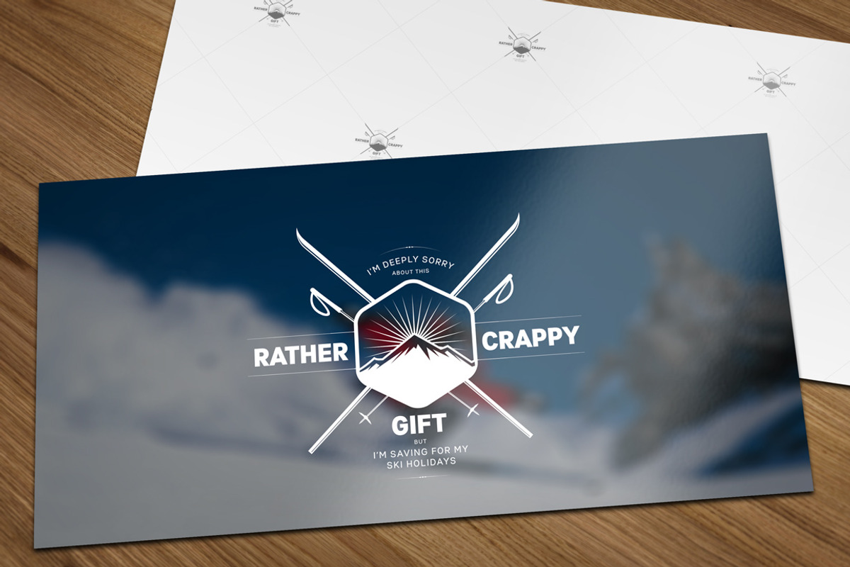 Humoristic Christmas Vector Badge, a Branding & Logo Template by Damien (Photo 3 of 3)