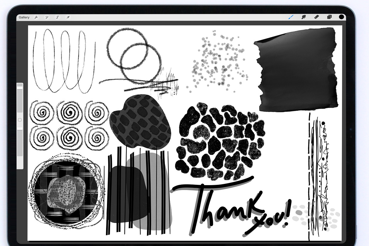 Procreate Brushes - Messy Details, a Brush Add-On by Li Zamperini (Photo 10 of 10)