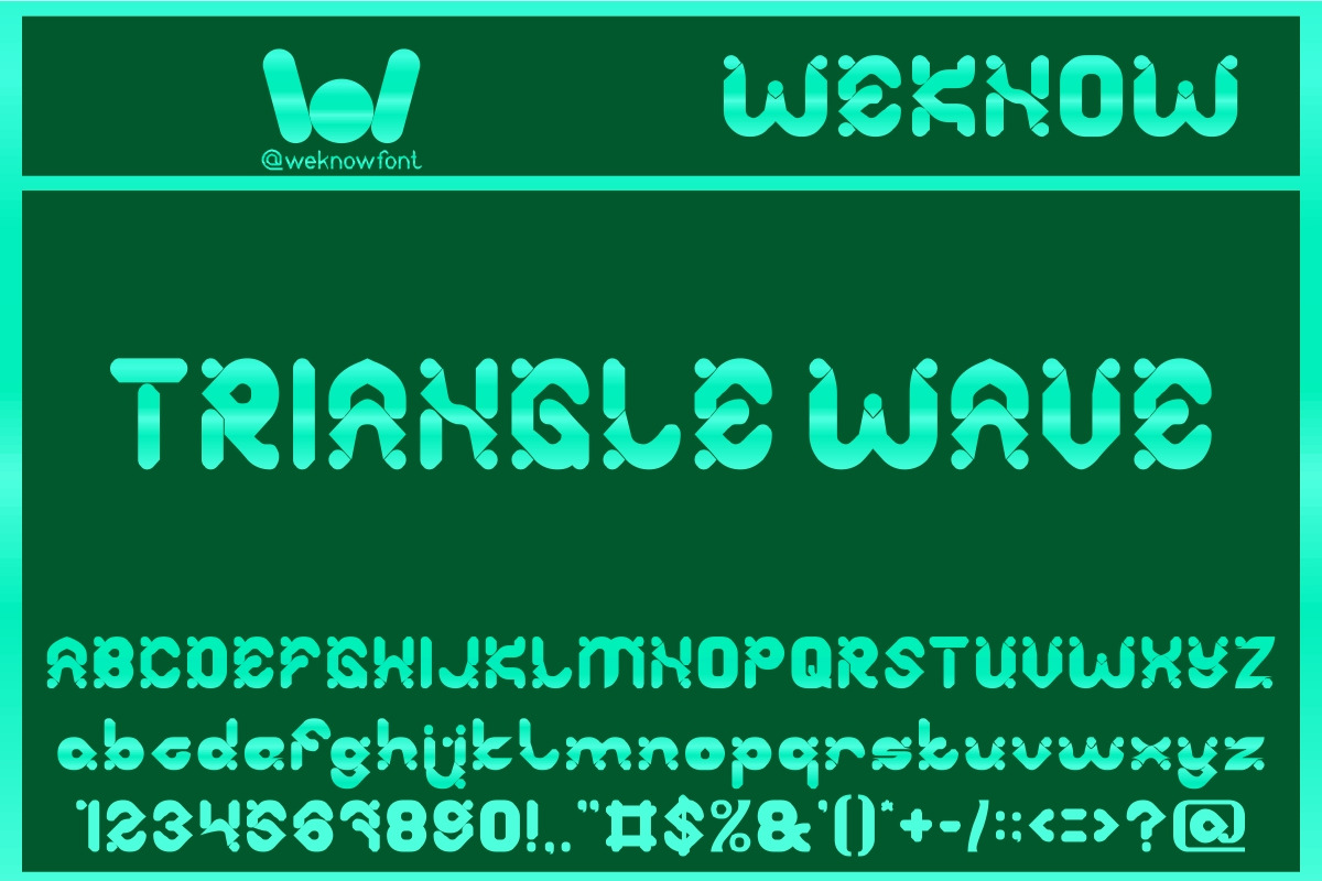 Electro Pop font, a Font by weknow (Photo 2 of 8)