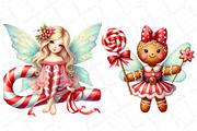 Fantasy Christmas Fairy Clipart Bund, an Illustration by DreamPrint404 (Thumbnail 4 of 4)