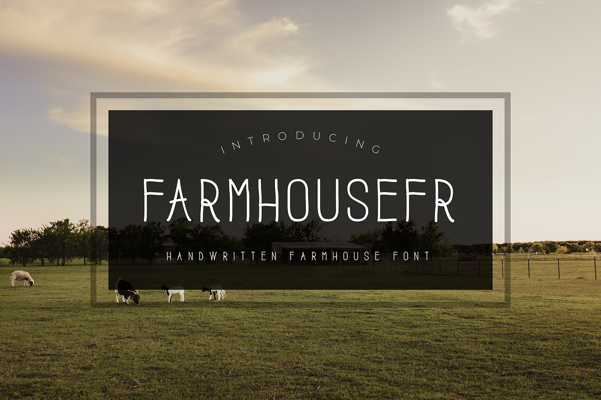 Farmhouse - Handwritten Font, a Handwritten Font by CraftlabSVG (Photo 1 of 10)