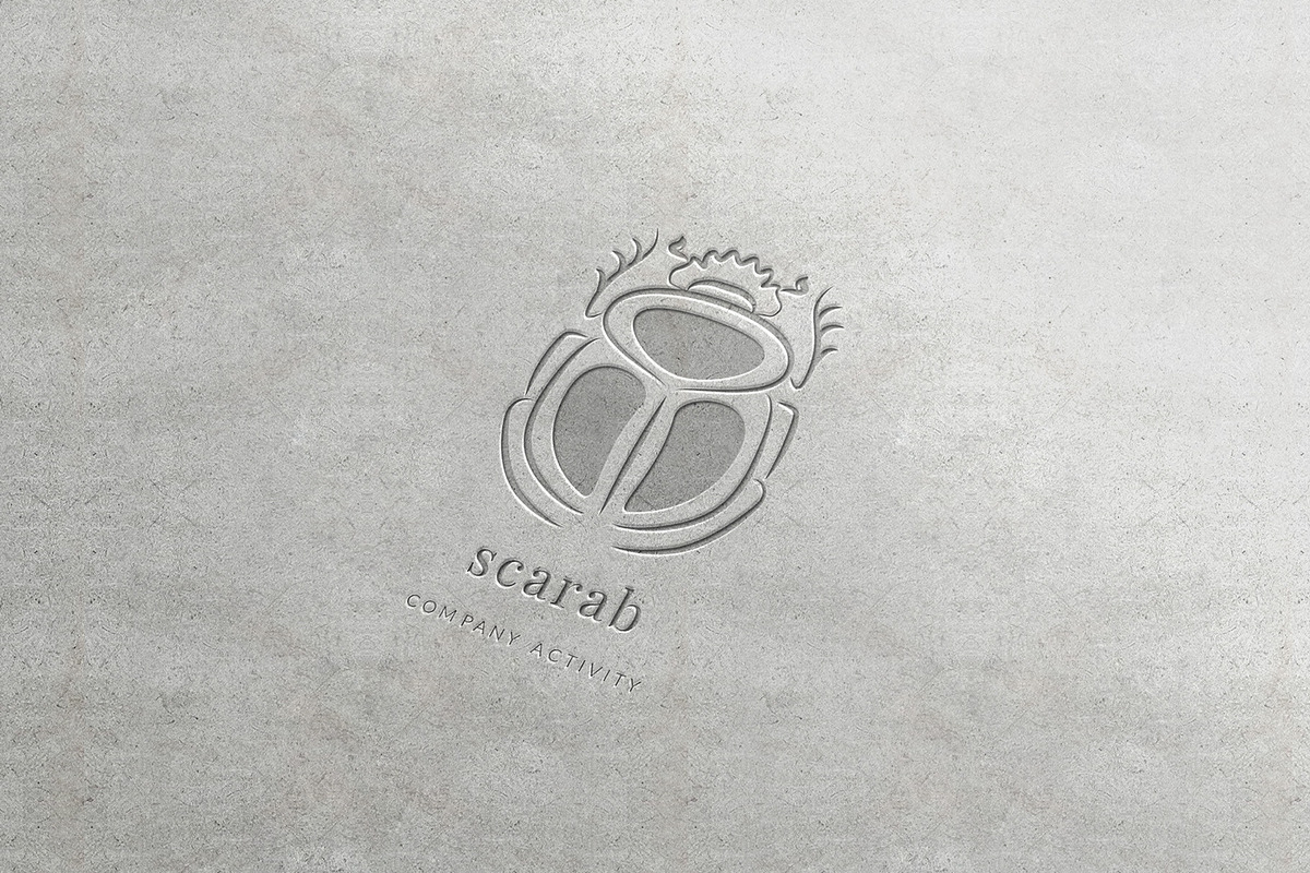 Scarab. Logo template, a Branding & Logo Template by le-genda (Photo 4 of 12)