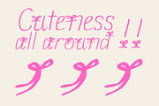 Pretty Bow Coquette Font, a Handwritten Font by Eryn Rose Design (Thumbnail 11 of 11)