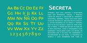 Secreta, a Sans Serif Font by Ixipcalli (Thumbnail 3 of 5)