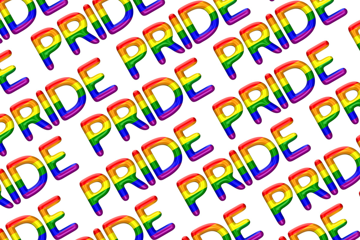 Pride font color open type font, a Handwritten Font by ink drop (Photo 4 of 4)
