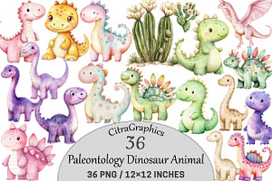 Paleontology Dinosaur Animal, an Illustration by CitraGraphics