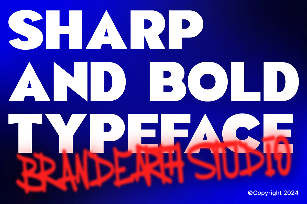 Vindeza - Bold Geometric Sans Serif, a Sans Serif Font by Brand Earth (Photo 3 of 8)