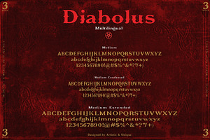 Diabolus - Serif Font Family