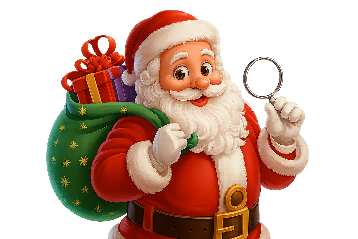 Santa Claus with colorful Christmas, an Illustration by Vector Stall (Photo 1 of 4)