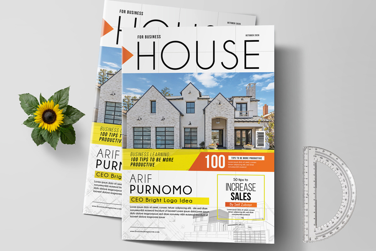 Magazine Cover Template, a Magazine Template by Aarley Kaiven (Photo 2 of 4)