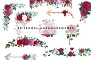 Romance Watercolor Clipart, an Illustration by Twigs and Twine (Thumbnail 3 of 6)