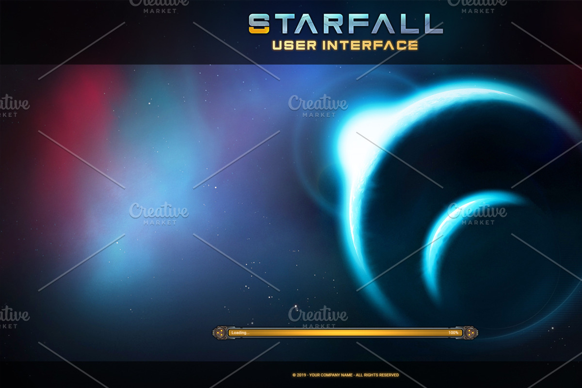 Starfall - RPG User Interface, a Graphic by Kodiak Graphics (Photo 10 of 14)