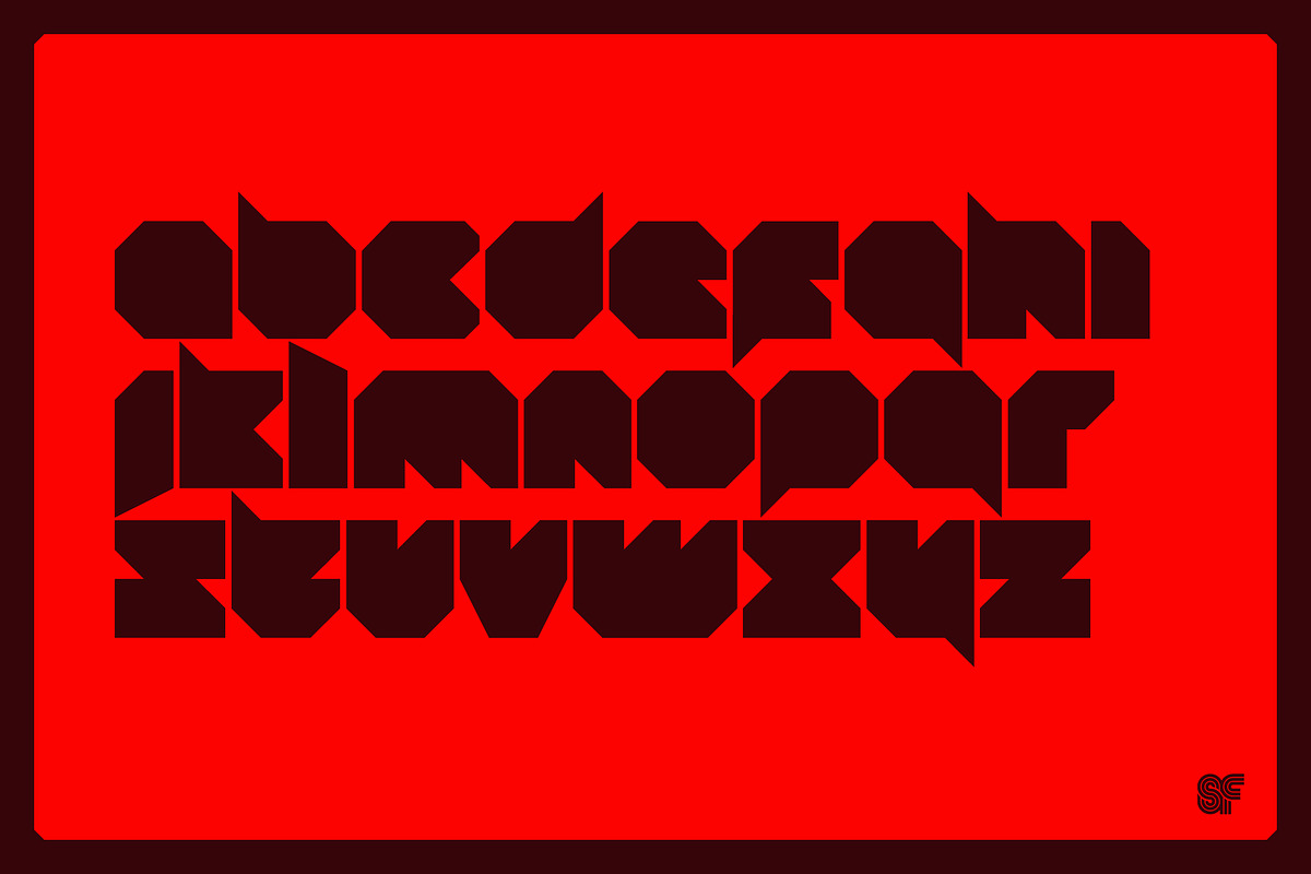 BLOB | Round + Square | 2 Fonts, a Sans Serif Font by Superfried Font Shop (Photo 7 of 10)