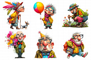 Quirky Old Folks Clip Art, an Illustration by Daily.Designs (Thumbnail 3 of 5)