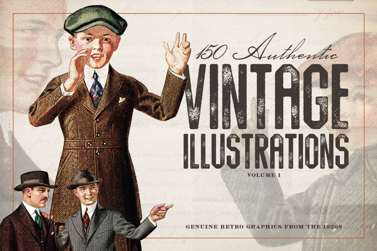 150 Vintage Illustrations Volume 1, an Object Graphic by Design Panoply (Photo 1 of 9)