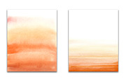 Orange to yellow ombre watercolor, a Texture Graphic by GraphicRain (Thumbnail 3 of 5)